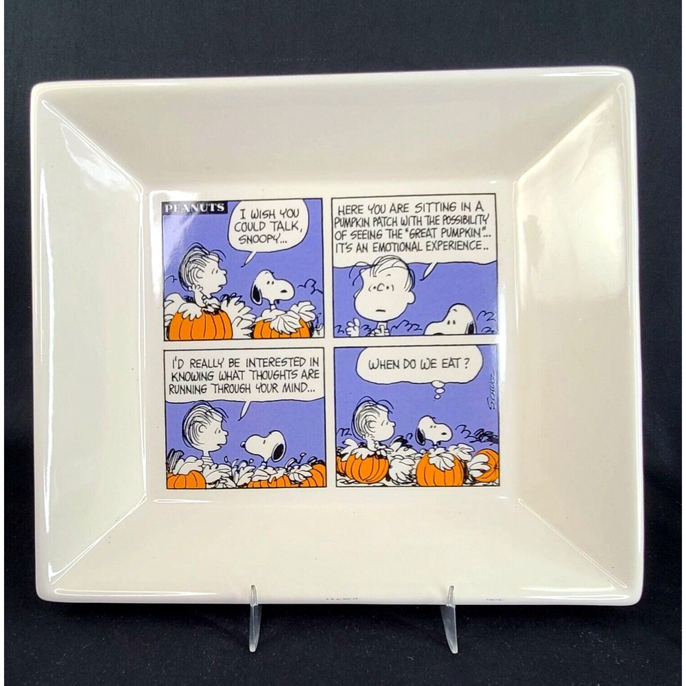 Hallmark Peanuts Candy Snack Bowl The Great Pumpkin 50 Year Anniversary Serving